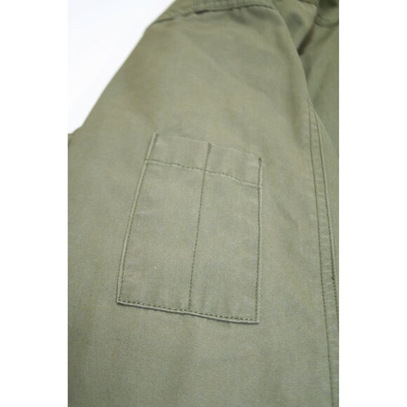 Duluth Trading Mens Warden Waxed Canvas Shirt Jac Green XL Chore Jacket Workwear - Picture 8 of 13